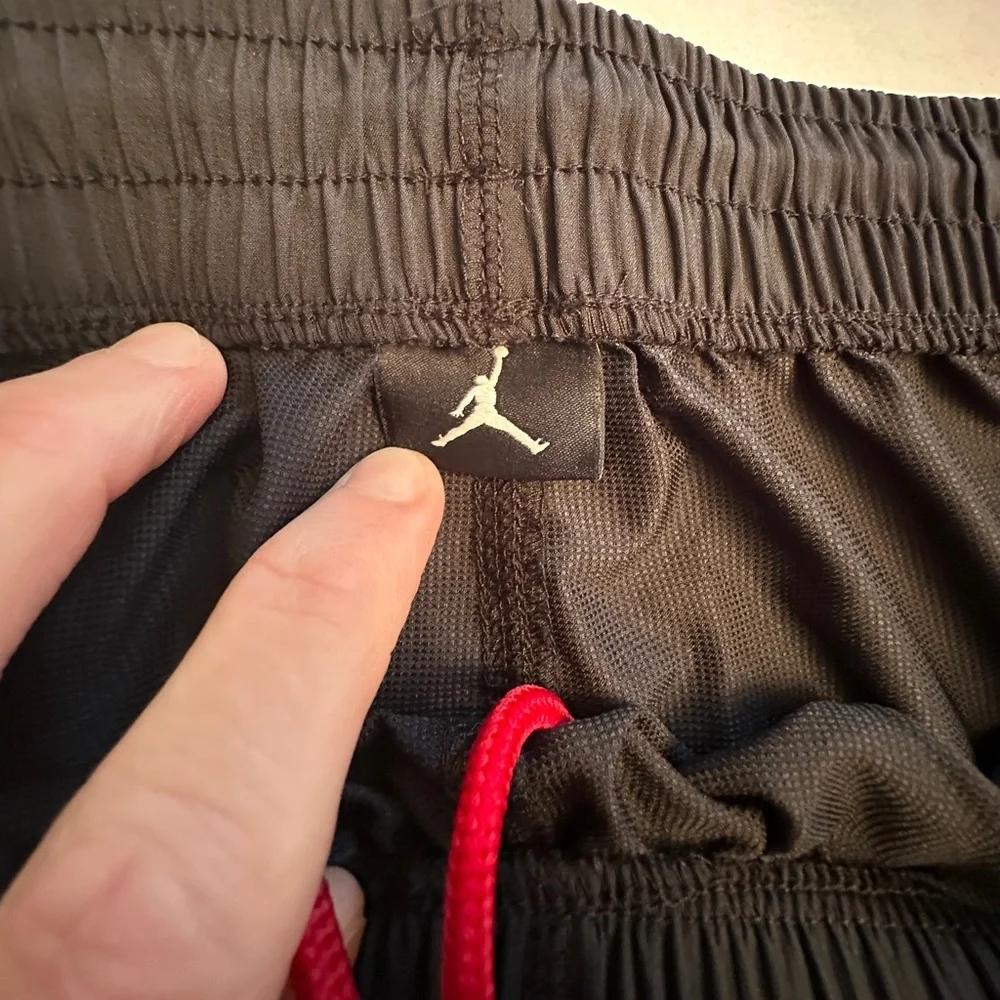 Jordan Men’s 2XL Tall Black Joggers Zip Pockets‎ Jumpman Zip Ankle 33.5” Inseam